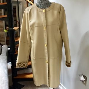 Isaac Mizrahi Live Faux Leather Jacket